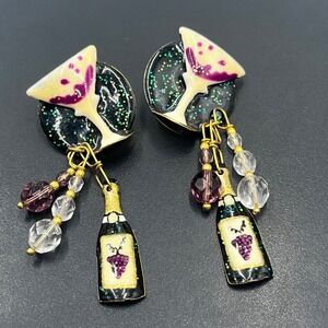 Lunch at the Ritz (LATR) Wine List Bottle Glass Party Champagne Drop Ear